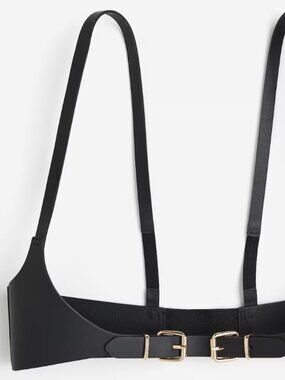 H&M Black Harness Belt - NWOT